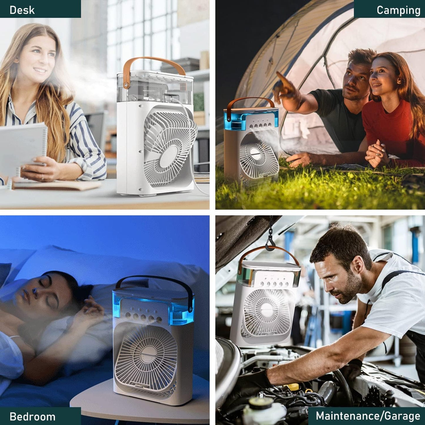 Portable Air Conditioner Fan With Ice Box