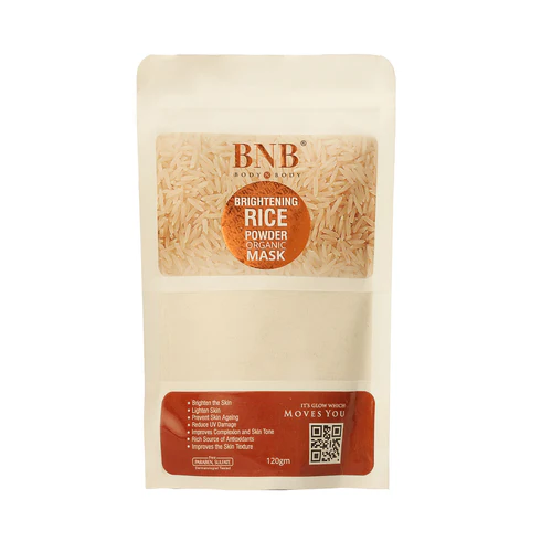 BNB Rice Extract Bright & Glow Kit (Rice Face Wash + Rice Scrub + Rice Mask)